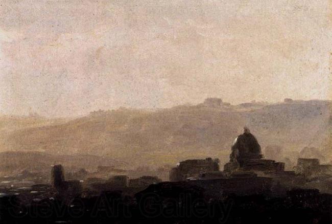 Pierre de Valenciennes View of Rome in the Morning